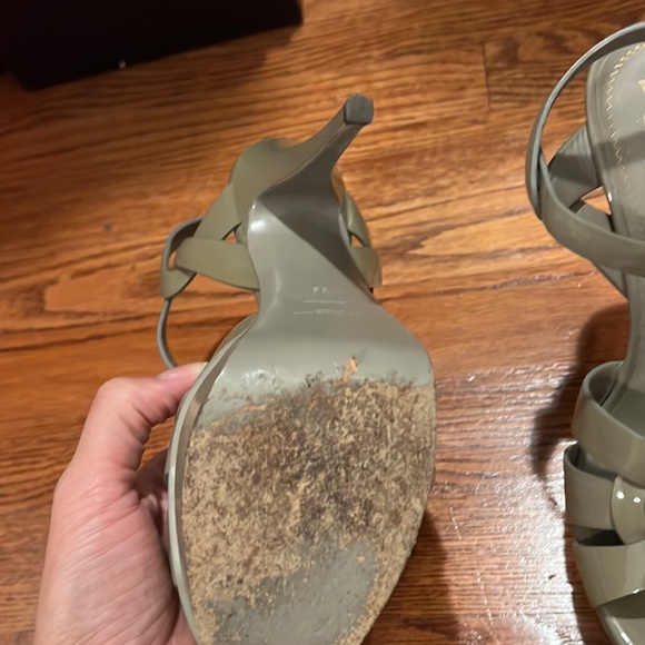 YSL  Tribute Heels Grey Heels - Picture 2 of 8